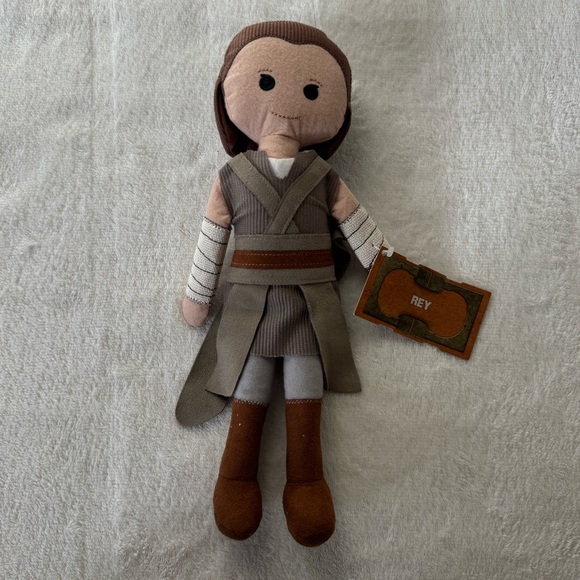 NWT DISNEY Star Wars Rey Cloth Doll - Picture 1 of 9
